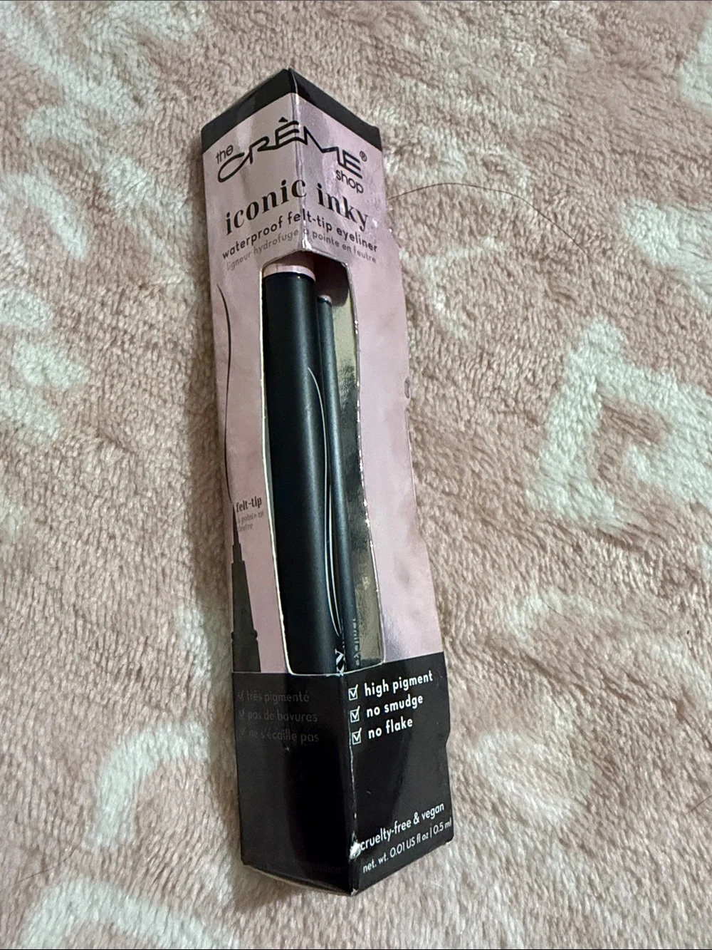 The Crème Shop Iconic Inky Waterproof Felt-Tip Eyeliner - Black
